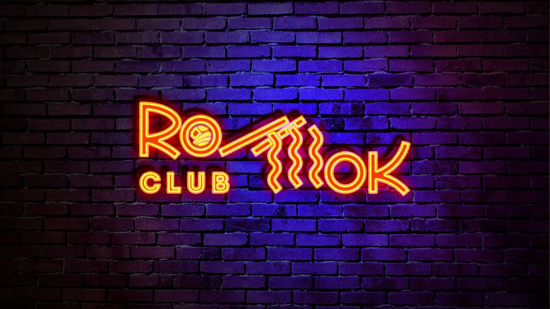 Разработка интерьерной вывески суши-бара «Roll Wok Club» в Сольцах